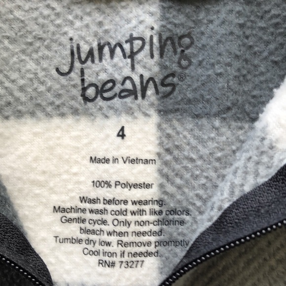 Jumping Beans Toddler 3/4 Zippered Fleece Jacket - Picture 3 of 4